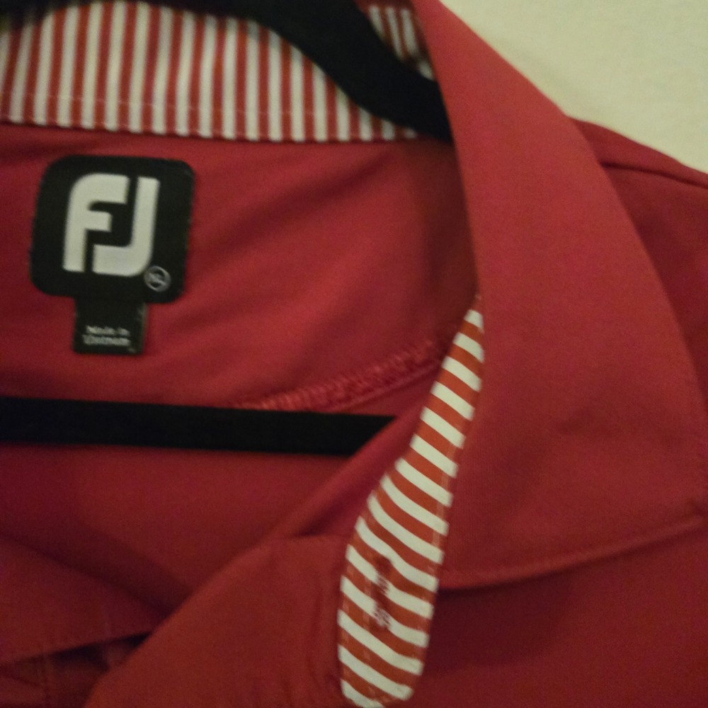 FootJoy Golf Polo Shirt Performance Athletic Fit Moisture Wicking XL - Picture 7 of 11